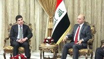 Neçirvan Barzani IKBY Başkanı seçildikten sonra ilk kez Bağdat'ta