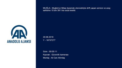 Drifte 10 bin 391 lira para cezası - MUĞLA