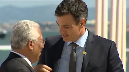 Sánchez, Macron y Costa se reúnen en Lisboa