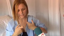 Peligrosa picadura de una carabela portuguesa a una joven en Murcia