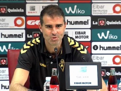 Garitano confía en la victoria del Eibar en el Camp Nou