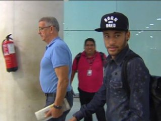 Neymar, con ganas del clásico