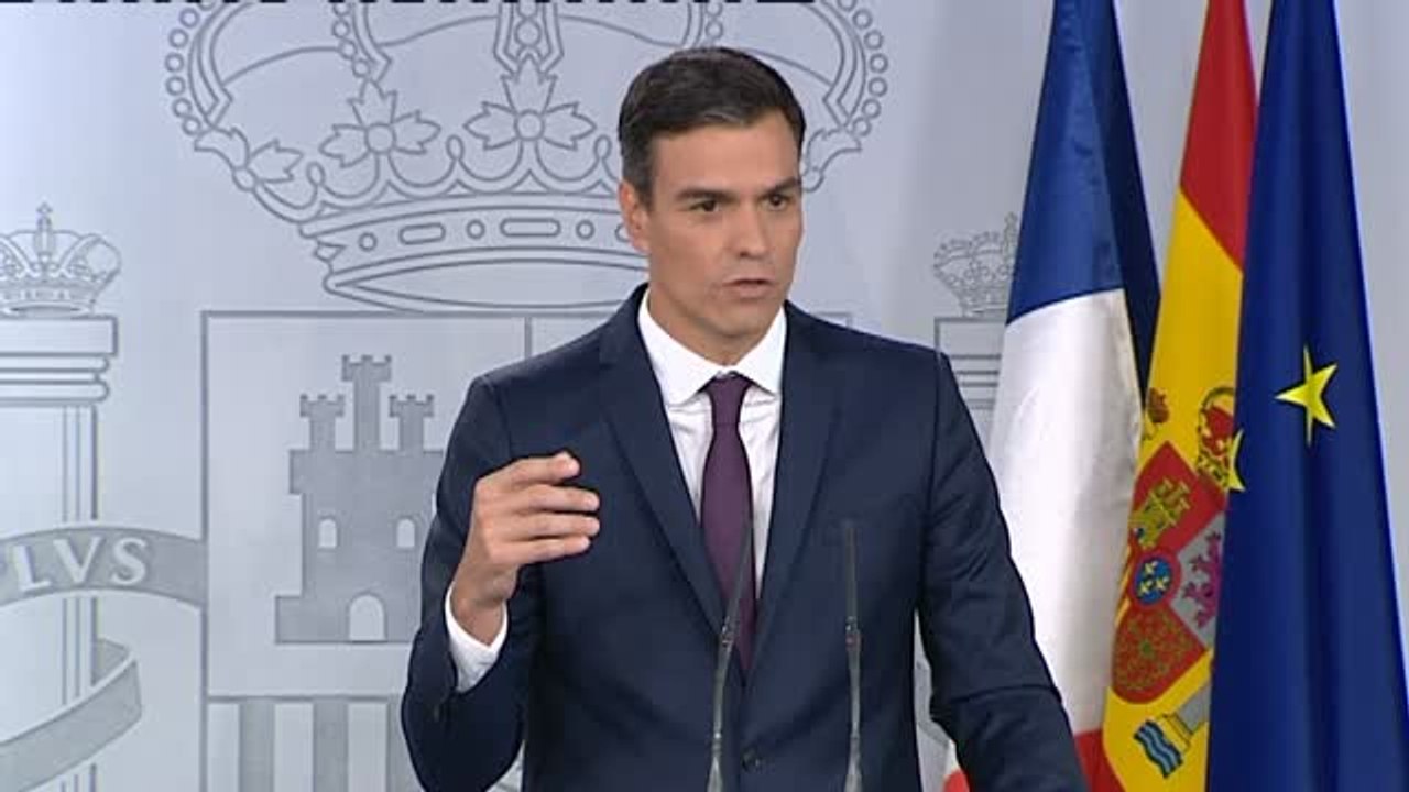 Pedro Sánchez sobre su viaje al FIB en avión oficial: "Es una falsa polémica"