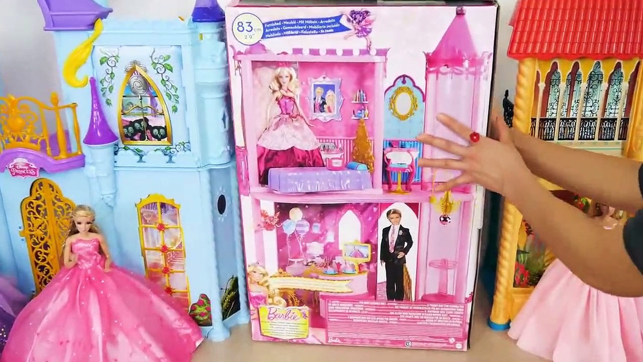 Princess Barbie Doll Crystal Royal Castle - New Horse & Carriage Prinzessin Schloss Kastil putri | Karla D.