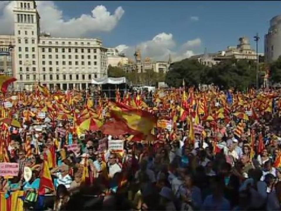 Sociedad Civil Catalana convoca a la "mayoría silenciosa" para reivindicarse como españoles el Día de la Hispanidad