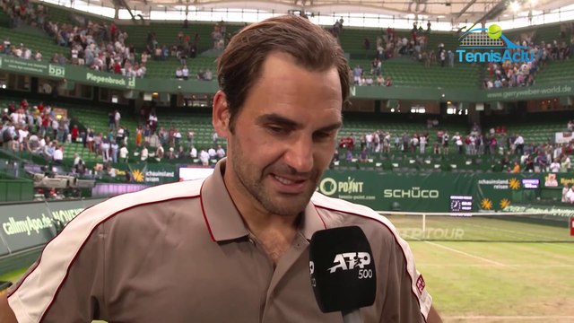 ATP - Halle 2019 - Roger Federer defeated Jo-Wilfried Tsonga : I was lucky