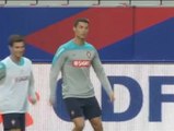 Cristiano Ronaldo y Karim Benzema, frente a frente