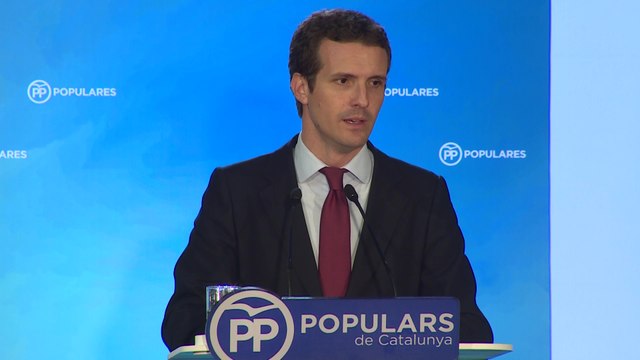 Casado quiere que sean delitos la sedición y los referéndums ilegales