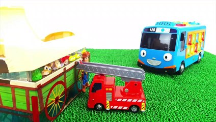 Tayo the Little Bus & Friends Dive into the Toy Story 4 Treasure Chest Spo Spo Movie for Children