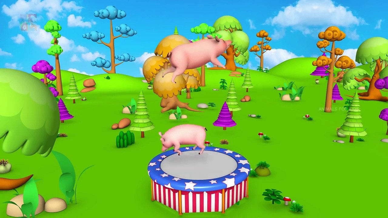 Funny Panda Plays With Forest Animals For Kids At The Zoo - Learn Zoo Animals