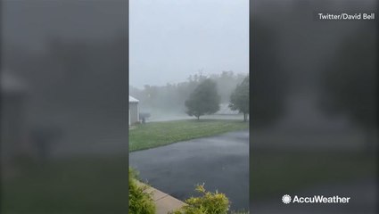 Roaring rain whips through New Jersey