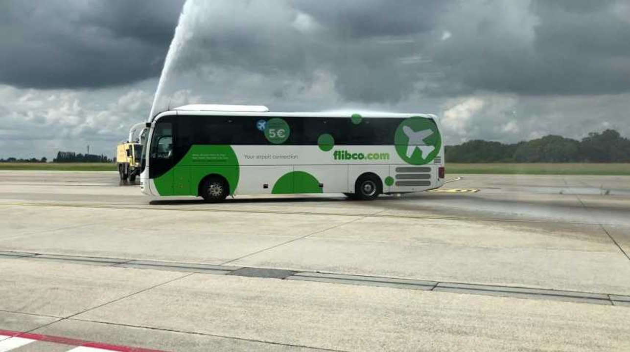 Inauguration de nouvelles lignes de Bus Flibco à l'aéroport de Charleroi