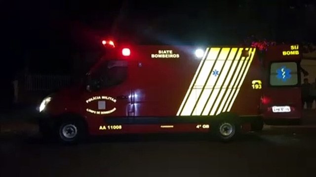 Idosa ferida é socorrida na Rua Marechal Deodoro, no Centro