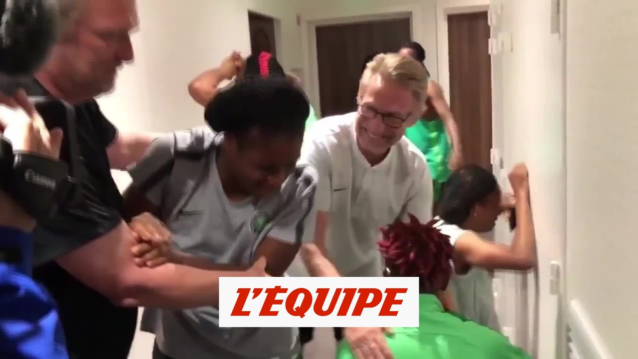 L'explosion de joie des Nigérianes - Foot - CM 2019