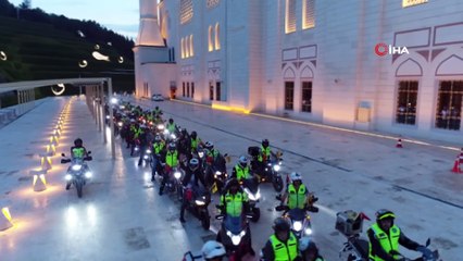 Motosikletlilerden Binali Yıldırım’a destek ve teşekkür korteji