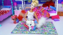 Barbie Girl, Rapunzel Glam Dress up in Baby Doll House Toys Play!