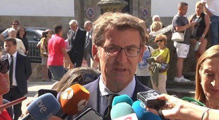 Video herunterladen: Feijóo y Pastor no desvelan a quien votaron en el Congreso del PP