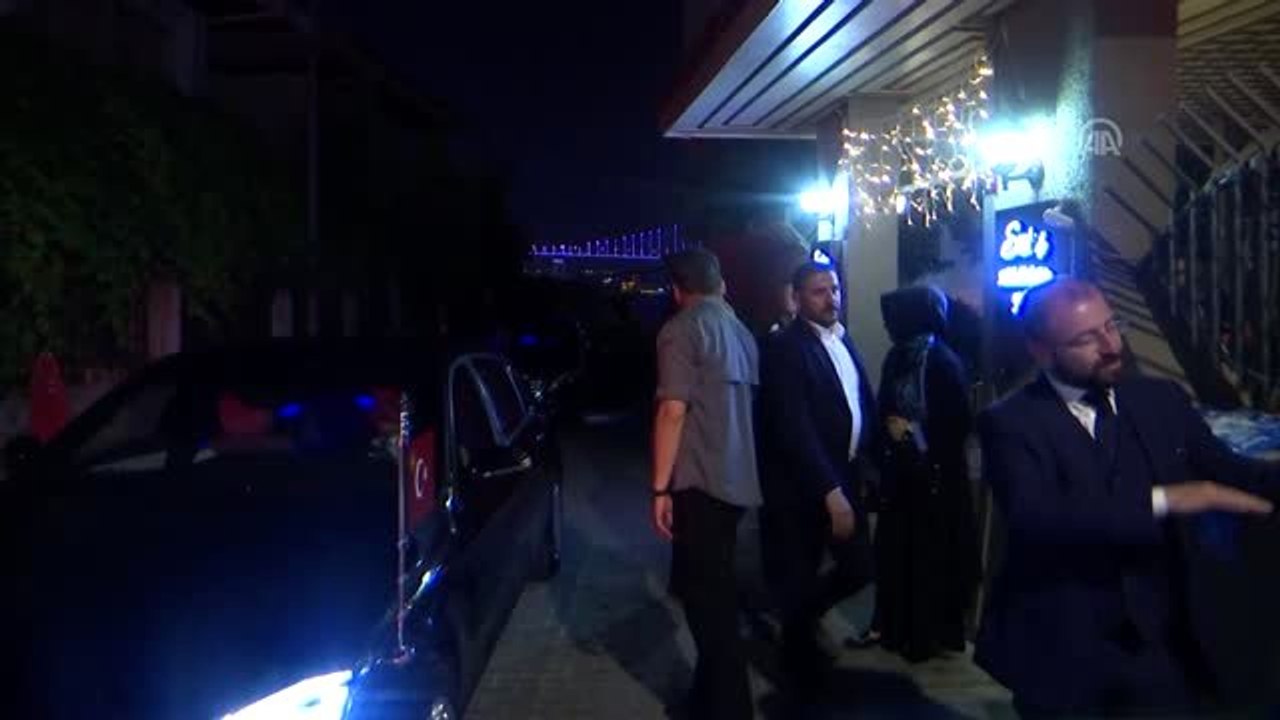 Cumhurbaşkanı Erdoğan ortak yayının ardından bir restoranda yemek yedi