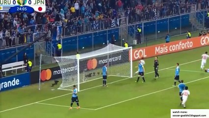 Koji Miyoshi Goal - Uruguay 0 - 1 Japan (Full Replay)