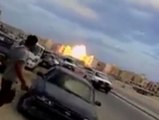Un avión militar libio se estrella durante una exhibición aérea