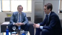 Pablo Casado se reúne con Rajoy y culmina el traspaso de poder