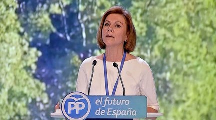 Cospedal se emociona al despedirse de su cargo