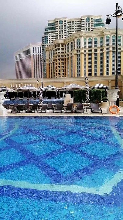 It's raining at parisian - what an incredible hotel!