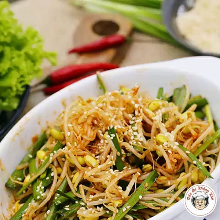 Công thức đơn giản, dễ làm nhất cho món giá trộn Hàn Quốc
