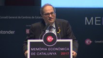 Torra señala que la economía catalana 