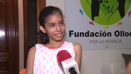 La chica operada de un gran tumor en La Paz, ilusionada con su nueva vida