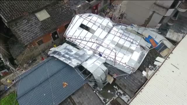 Las fuertes lluvias generan inundaciones en China