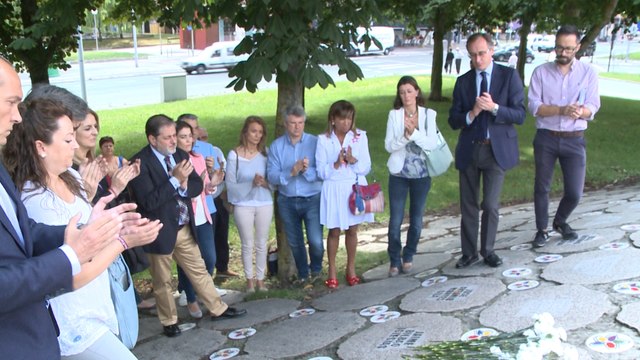 Acto de homenaje a Miguel Ángel Blanco en Vitoria