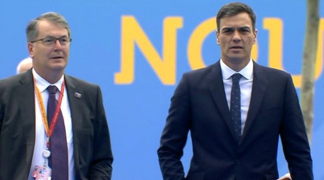 Pedro Sánchez llega a la Cumbre de la OTAN