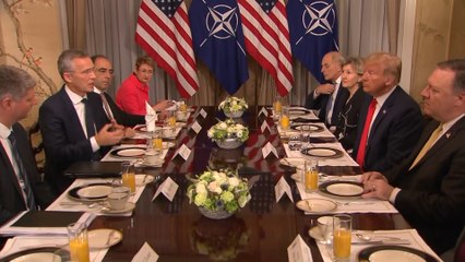 Trump dice que Alemania es "cautiva" de Rusia