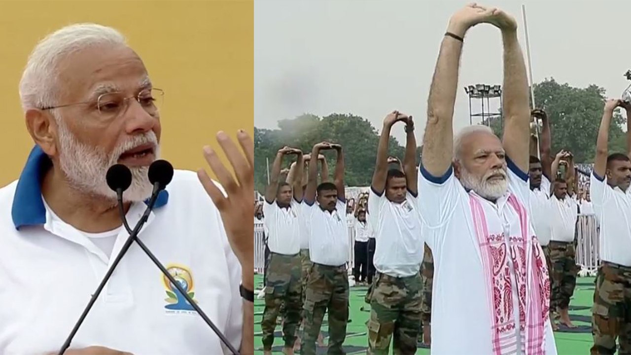 International Yoga Day : PM Narendra Modi leads celebrations in Ranchi | Oneindia News