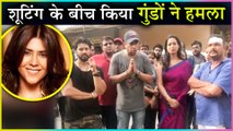 Ekta Kapoor Shares Tragic Incident of GOONS ATTACK On Fixer Film Sets In Mira Road | Mahie Gill