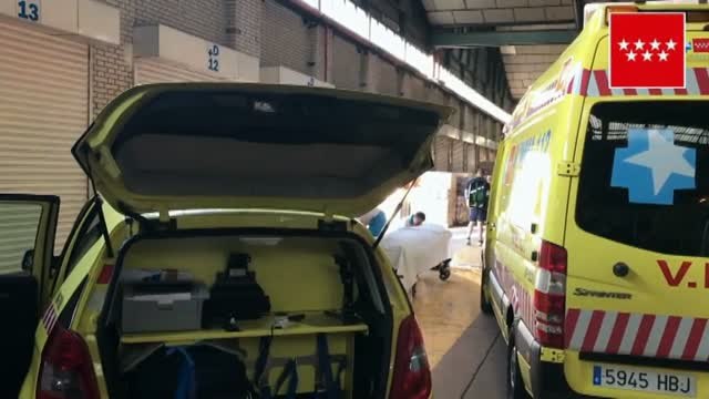 Un trabajador en estado grave tras caer de una altura de 10 metros en un accidente laboral en Madrid