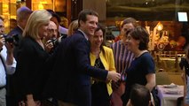 Casado y Santamaría se dejan ver juntos en la cena de verano del PP