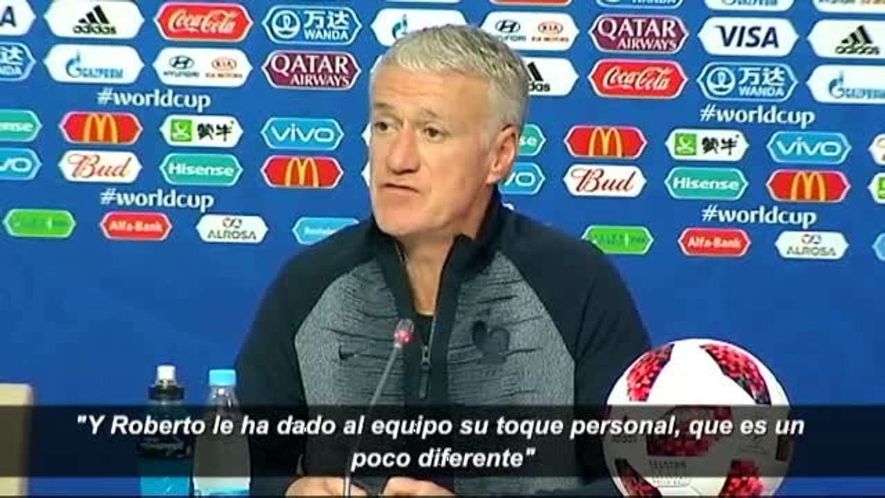 Deschamps acusa a Roberto Martínez de haberse aprovechado del trabajo del anterior seleccionador belga