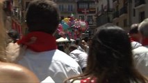 Abucheos e insultos a Pablo Casado en Pamplona durante su visita a San Fermín