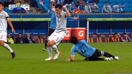 Copa America : L'Uruguay et Cavani freinés par le Japon