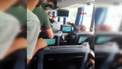 Kimse müdahale edemedi! Otobüsü durdurup kadın yolcuyu kaçırdılar