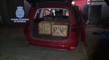 Detenido en La Línea por guardar fardos de hachís en un garaje