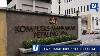 Pukul polis: Farid Kamil diperintah bela diri
