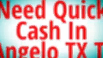 Auto Title Loans San Angelo TX