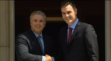 Reunión de Sánchez con el presidente electo de Colombia