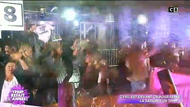 La fin de saison folle de Touche pas à mon poste hier avec Cyril Hanouna qui arrose de chocolat la Tour de C8 et le public dans une pagaille monstre !