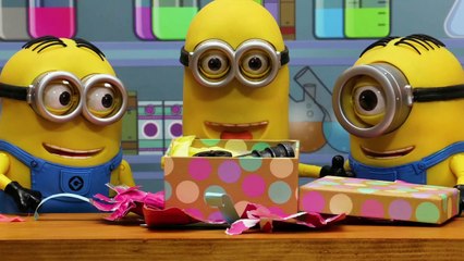 Super Magic Laser Fun With Cute Minions  Despicable Me 3  Stop Motion Series  Crafty Kids