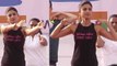 Shilpa Shetty performs Yoga asans at Gateway Of India on Yoga Day | Boldsky
