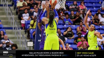 Phoenix Mercury vs Dallas Wings Recap: Kayla Thornton 18 Pts, 11 Reb